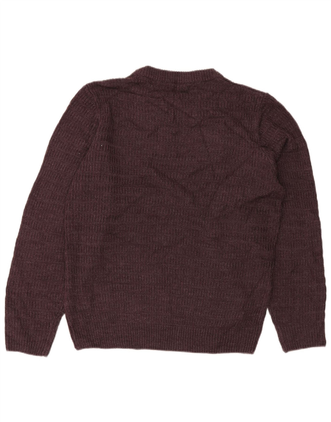 JAMES PRINGLE Mens Crew Neck Jumper Sweater Medium Burgundy Acrylic