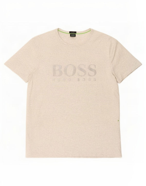 Hugo Boss Mens Graphic T-Shirt Top XL Grey