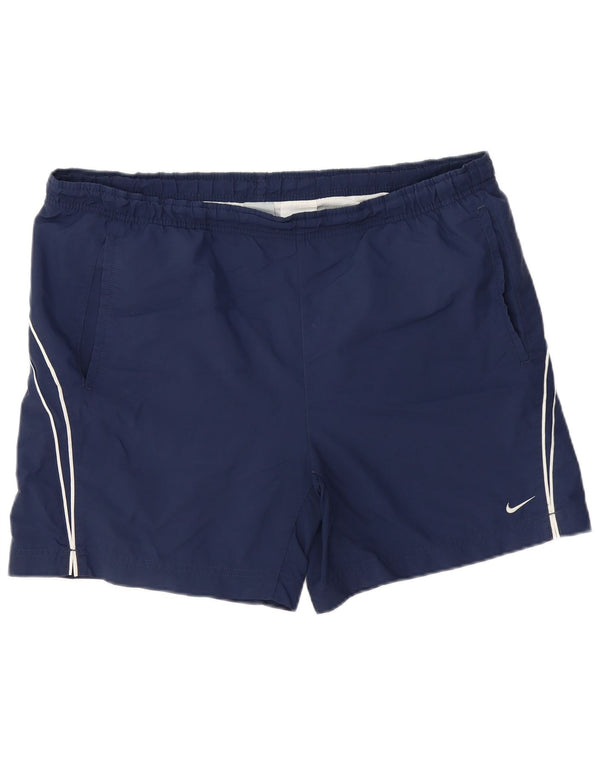 NIKE Mens Swimming Shorts XL Navy Blue Polyester