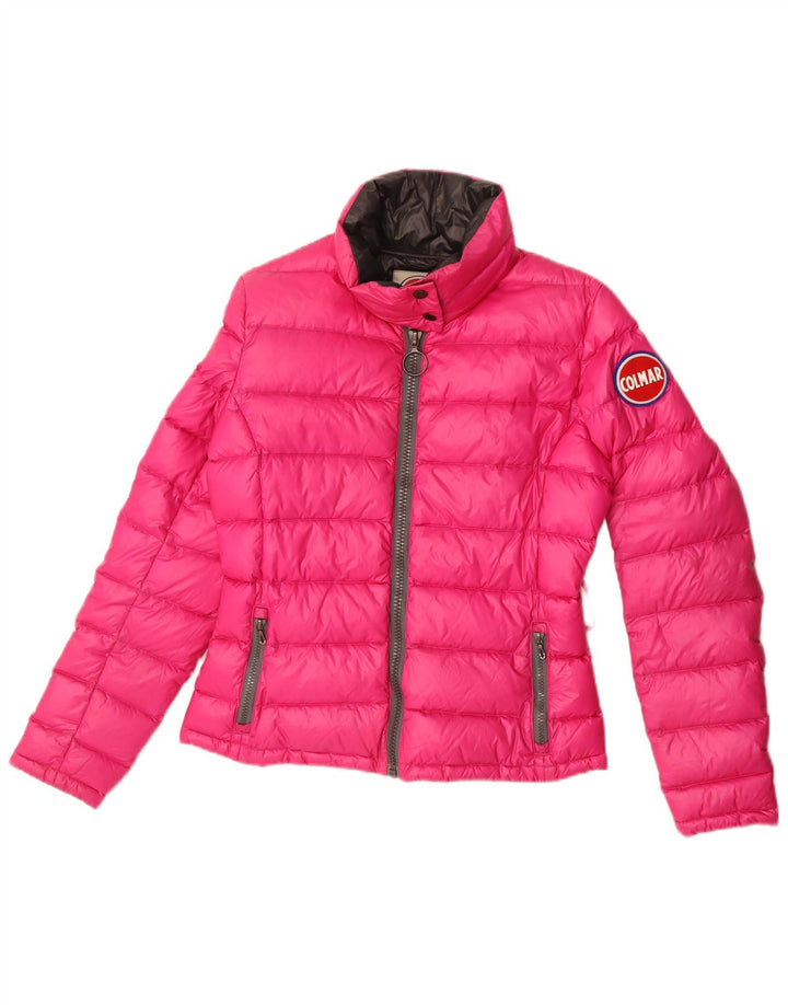 Colmar Womens Oversized Padded Jacket IT 40 XS Pink Polyamide