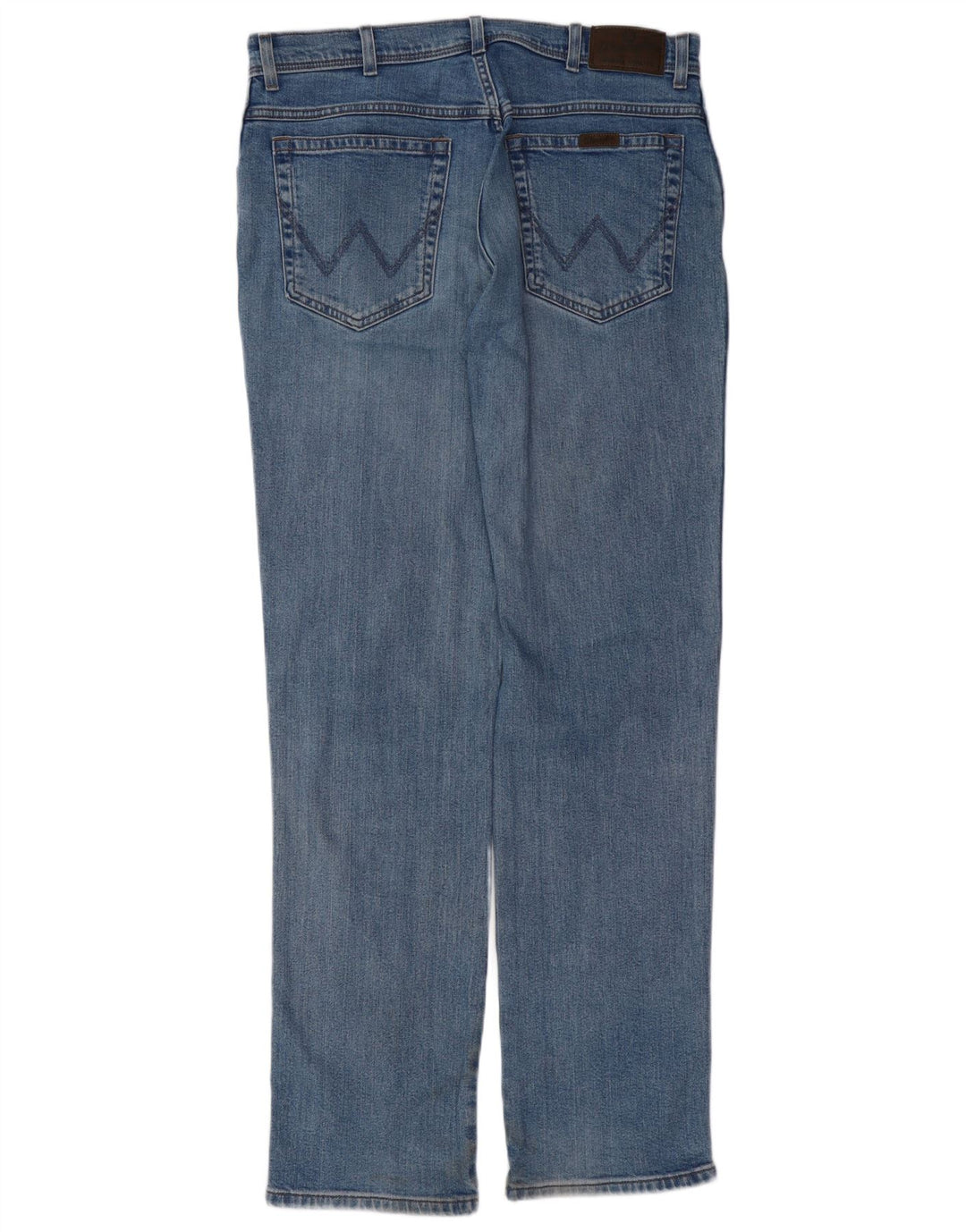 WRANGLER Mens Straight Jeans W36 L34  Blue Cotton