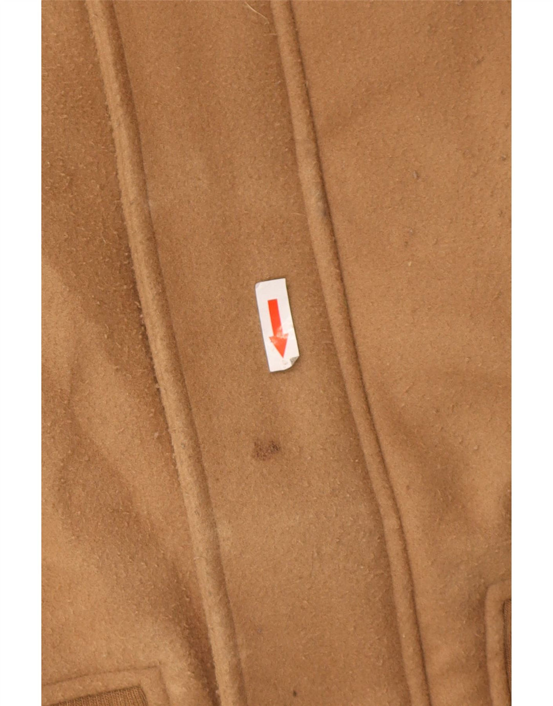 Zara Mens Bomber Jacket UK 38 Medium Brown Polyester