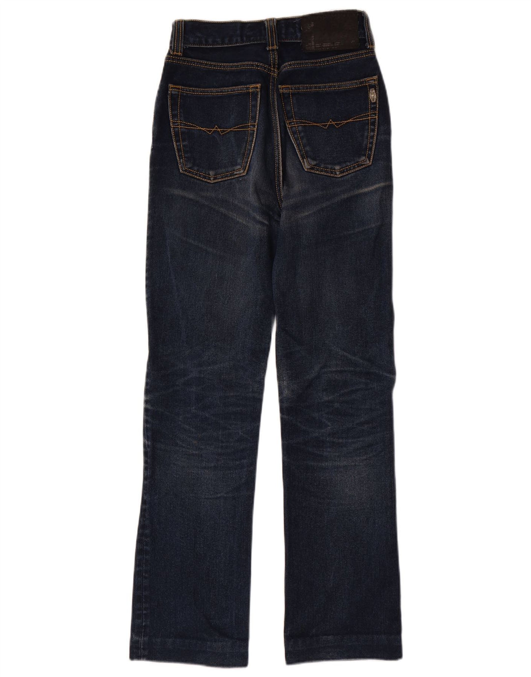 Vintage Womens Bootcut Jeans W26 L29 Navy Blue Cotton