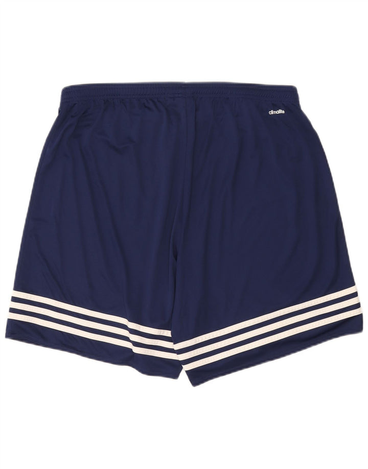 Adidas Mens Climalite Sport Shorts XL Navy Blue Polyester