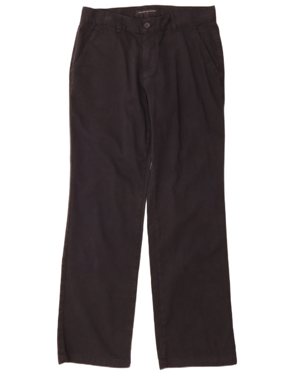 Sergio Tacchini Mens Straight Chino Trousers IT 50 Large W34 L34 Navy Blue