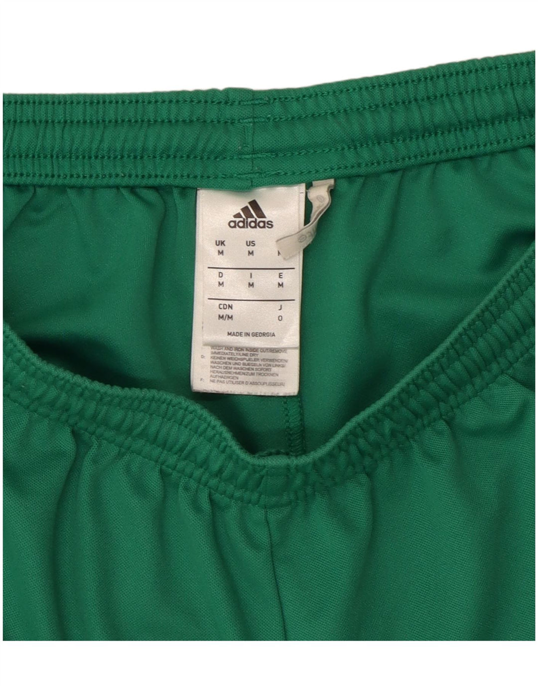 ADIDAS Mens Climalite Sport Shorts Medium Green Polyester