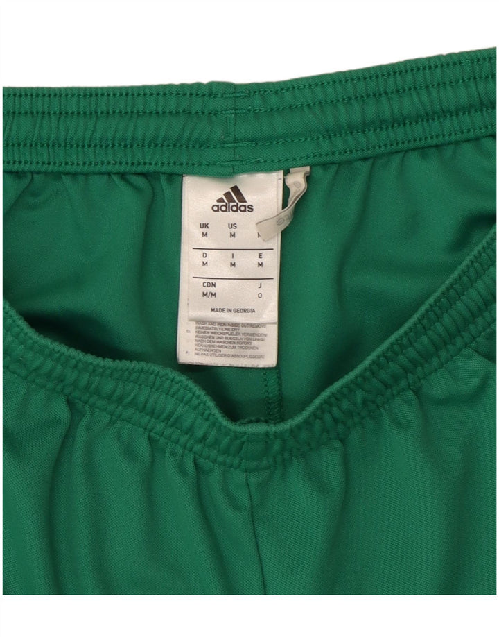 ADIDAS Mens Climalite Sport Shorts Medium Green Polyester