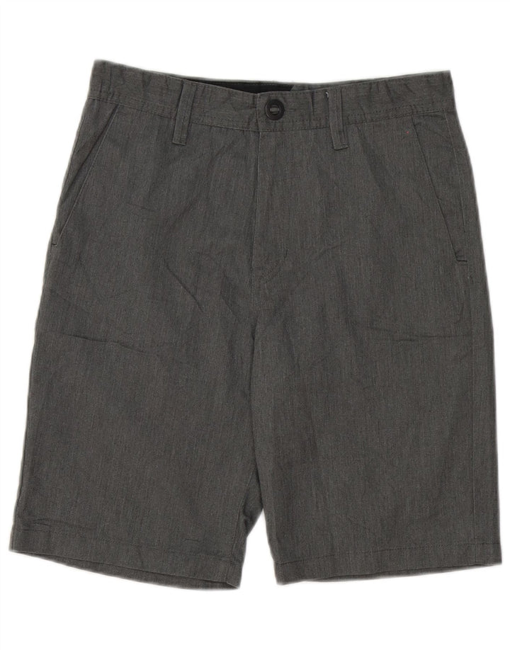 Volcom Boys Chino Shorts 15-16 Years W28 Grey Polyester