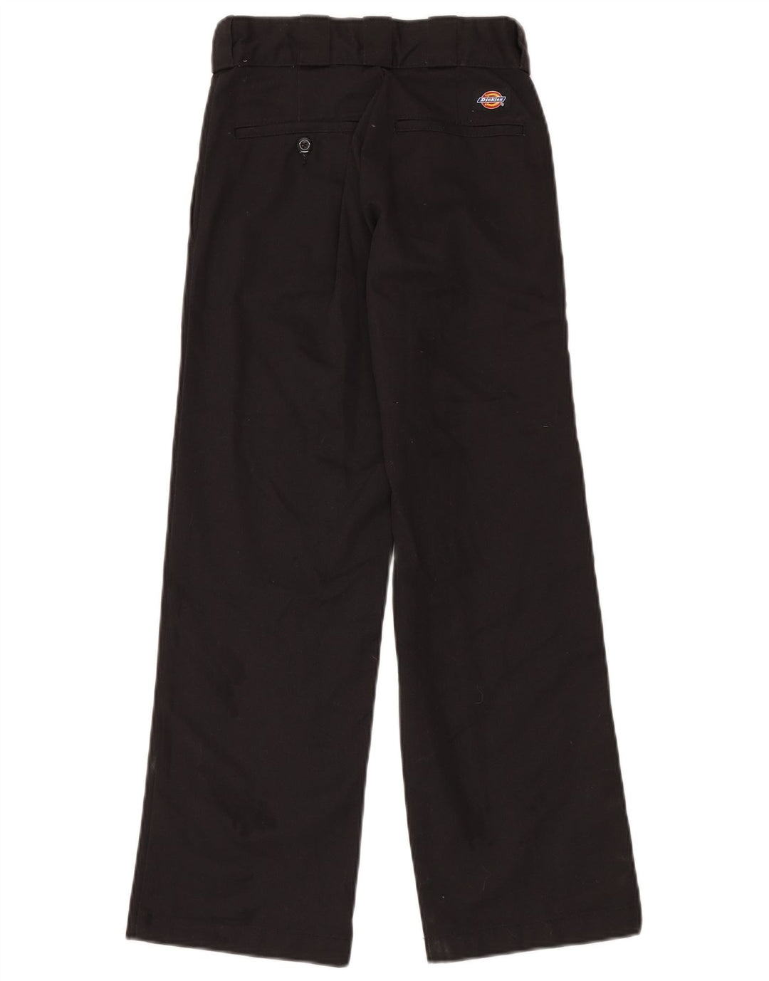 DICKIES Womens 874 Original Fit Straight Chino Trousers W24 L28 Black