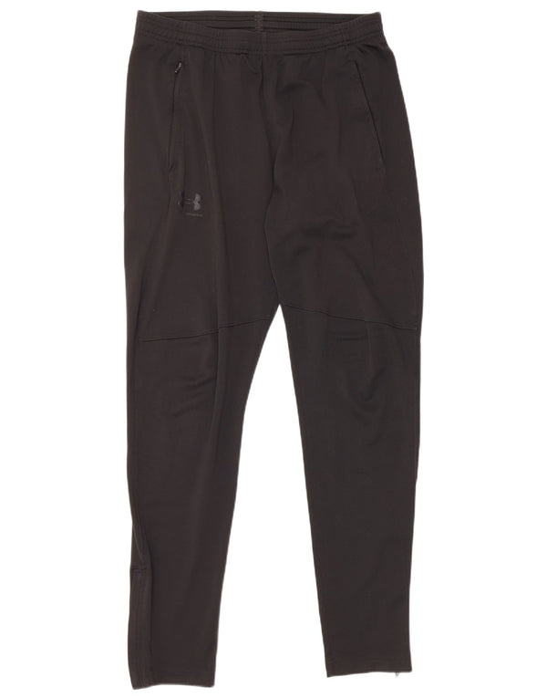 UNDER ARMOUR Mens Tracksuit Trousers Large  Black Polyester