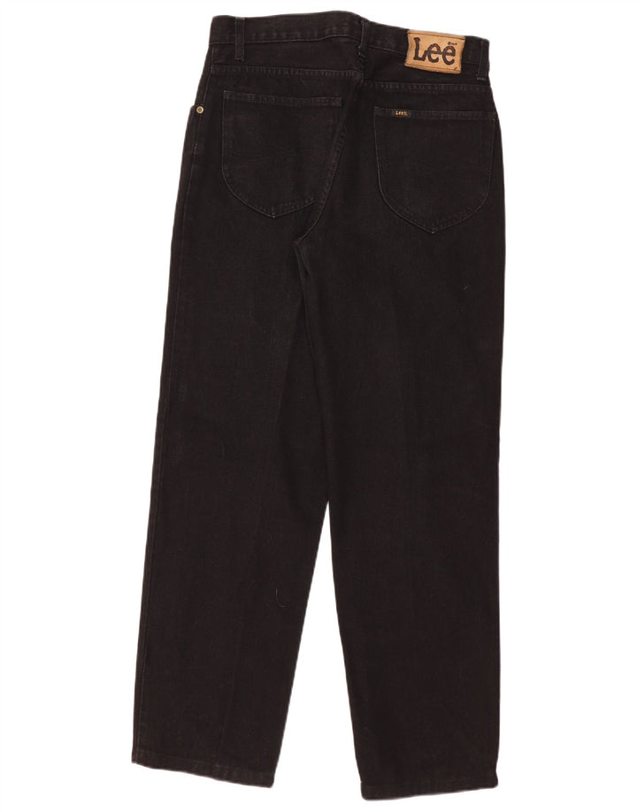 Lee Mens Kansas Straight Jeans W32 L30 Black Cotton