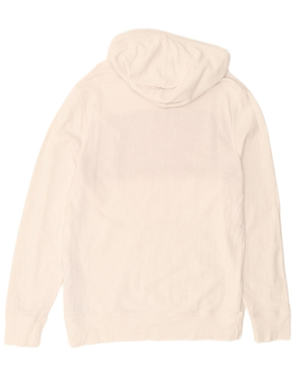 Levi's Mens Graphic Hoodie Jumper Large White Colourblock Cotton