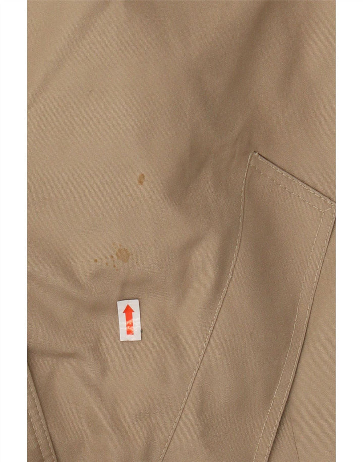 Vintage Womens Trench Coat UK 12 Medium Beige Synthetic