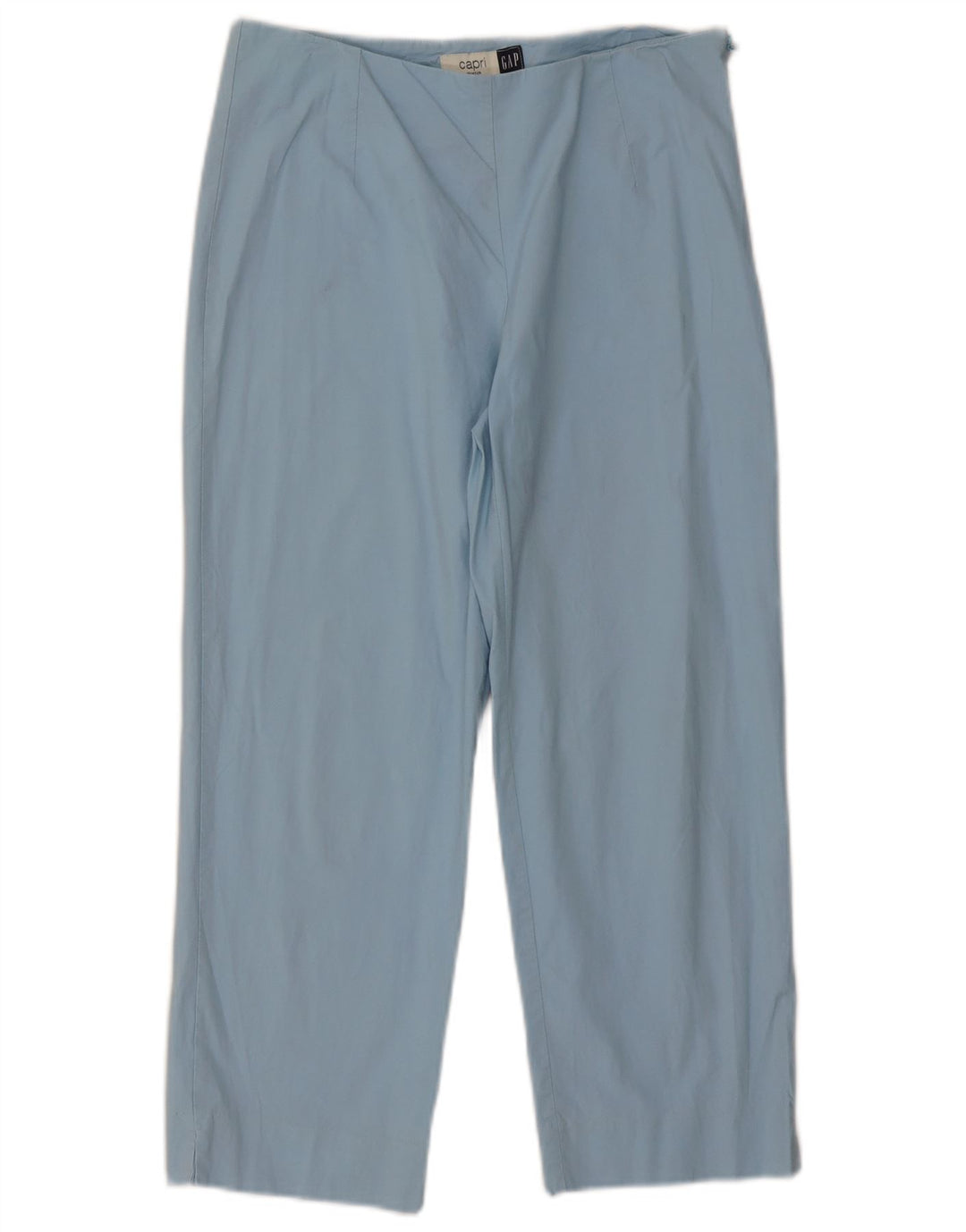 Gap Womens Capri Trousers US 8 Medium W27 L23 Blue Cotton