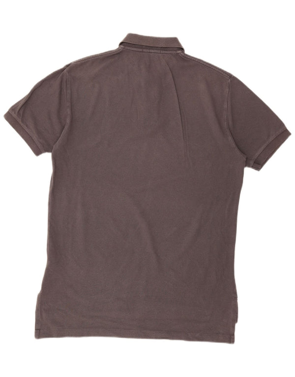 Polo Ralph Lauren Mens Polo Shirt Medium Grey Cotton