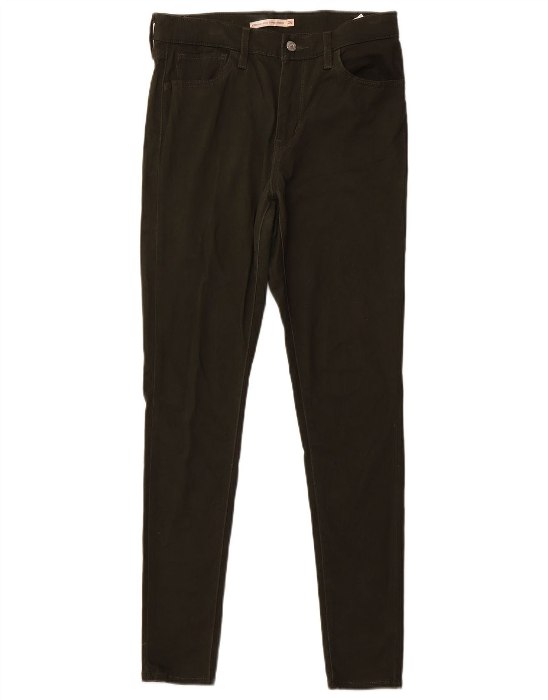LEVI'S Womens 720 High Waist Super Skinny Casual Trousers W28 L30 Khaki