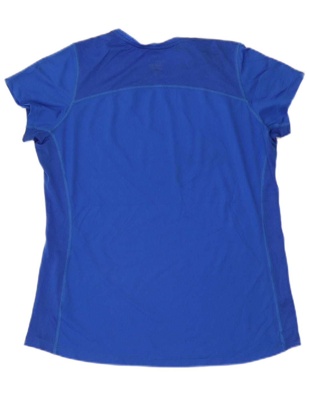 Nike Womens Dri Fit T-Shirt Top UK 18 XL Blue Polyester