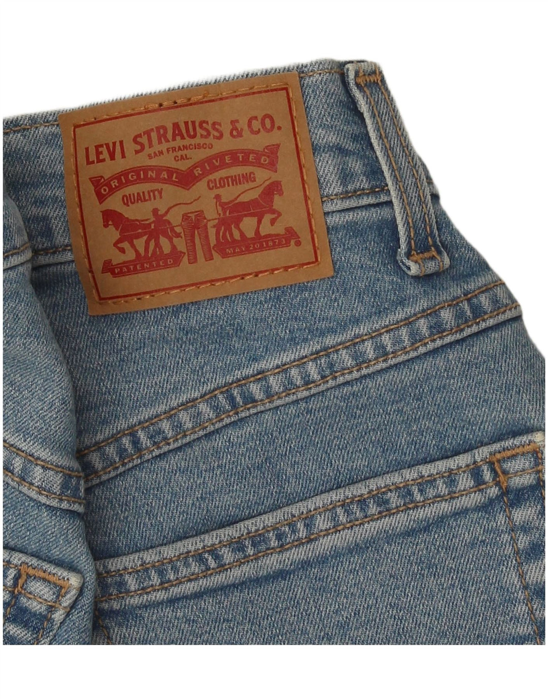 Levi's Womens Denim Shorts W26 Small  Blue Cotton