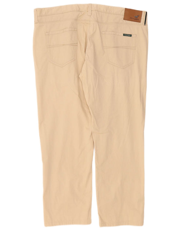 Henry Cottons Womens Slim Fit Casual Trousers W40 L27 Beige Cotton