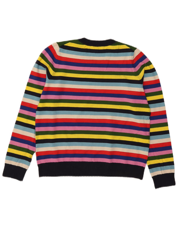 Boden Womens Crew Neck Jumper Sweater UK 14 Medium Multicoloured Striped