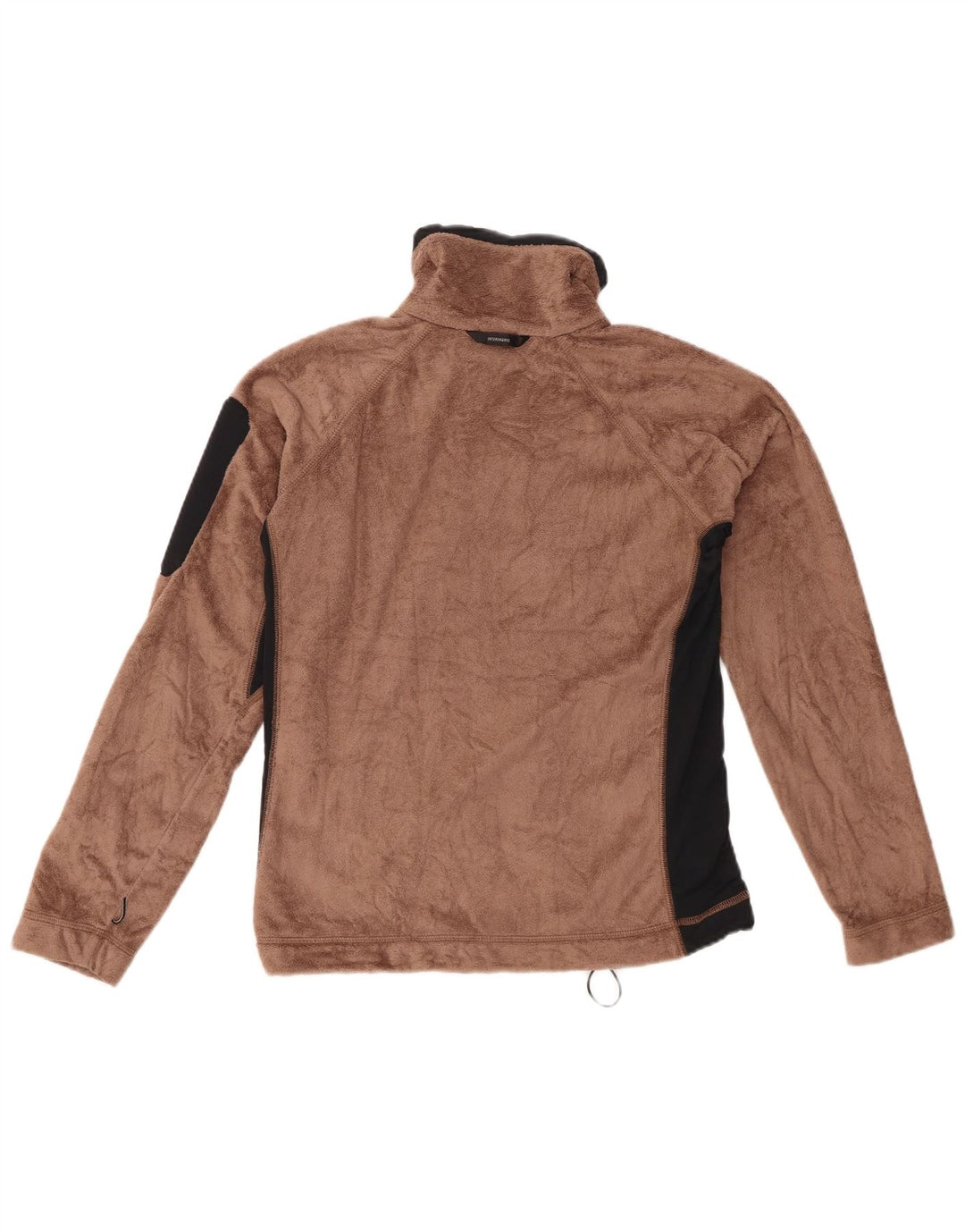 COLUMBIA Womens Fleece Jacket UK 10 Small Brown Colourblock Polyester