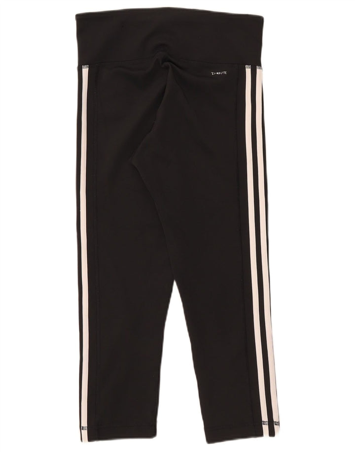 Adidas Womens Climalite Leggings UK 8/10 Small Black Polyester
