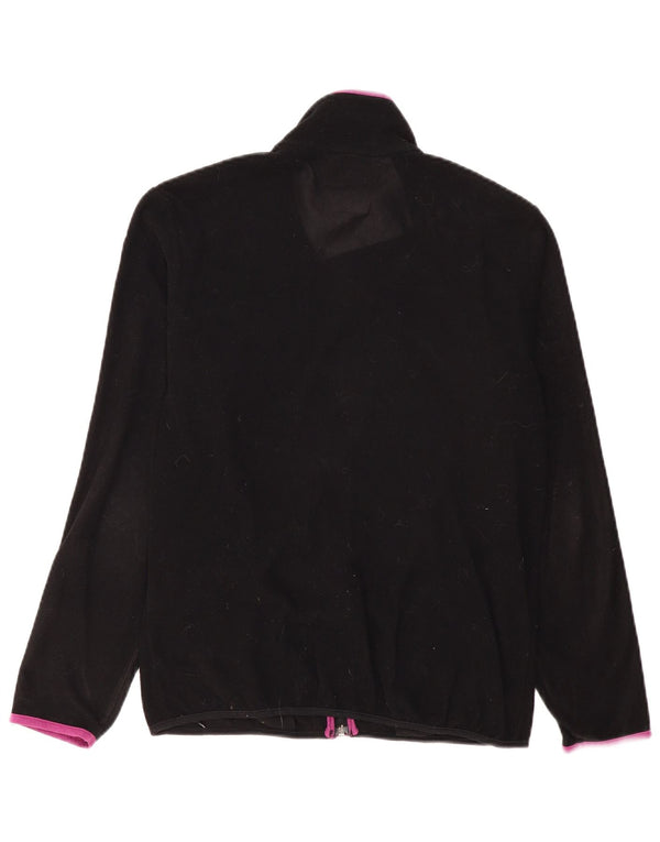 Kappa Womens Fleece Jacket UK 20 2XL Black Polyester