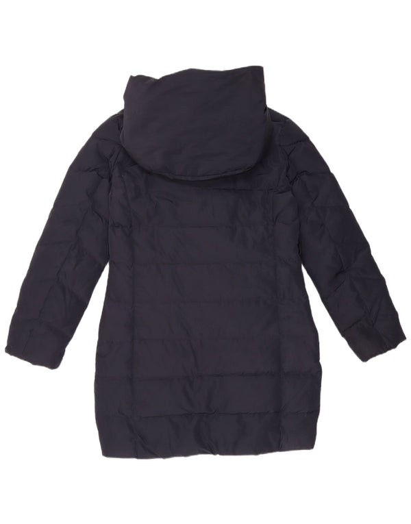Armani Junior Girls Hooded Padded Coat 13-14 Years Navy Blue Polyester