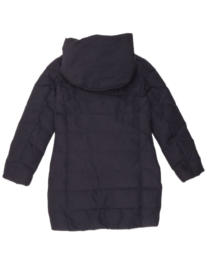 Armani Junior Girls Hooded Padded Coat 13-14 Years Navy Blue Polyester