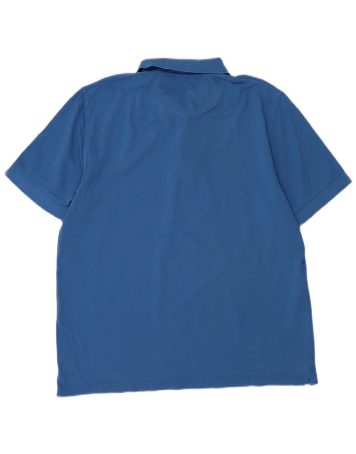Sun68 Mens Polo Shirt 2XL Blue Cotton