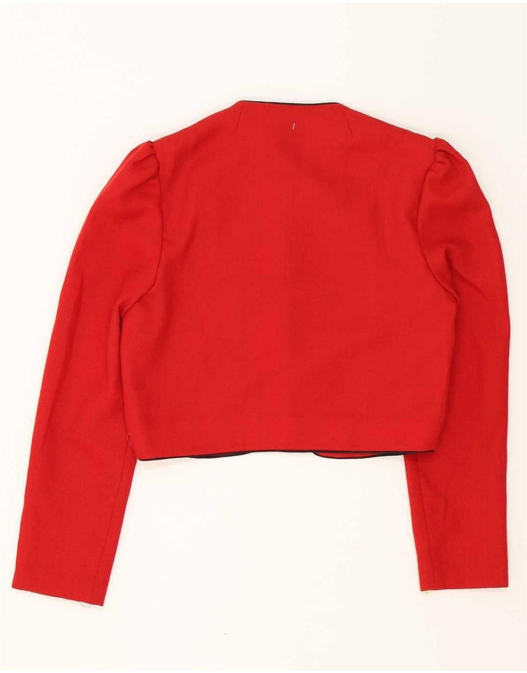 Vintage Womens 5 Button 2 Piece Skirt Set UK 12 Medium W28 Red Polyester