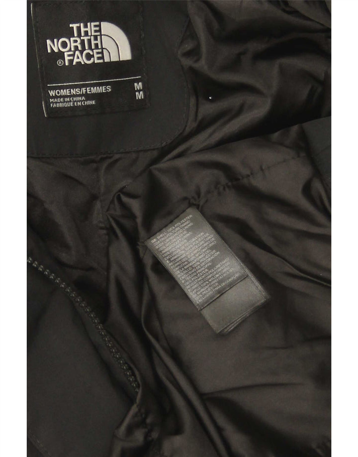 The North Face Womens Hooded Parka Jacket UK 14 Medium Black Polyester