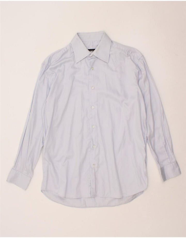 ROCCOBAROCCO Mens Shirt Medium Blue Vintage Roccobarocco and Second-Hand Roccobarocco from Messina Hembry 