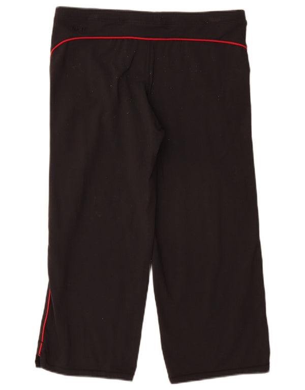 NIKE Womens Tracksuit Trousers UK 10/12 Small Black Nylon