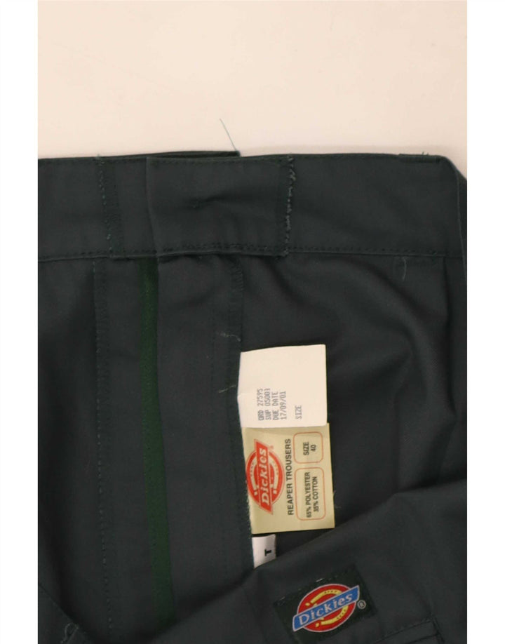 Dickies Mens Straight Chino Trousers W40 L30 Green Polyester