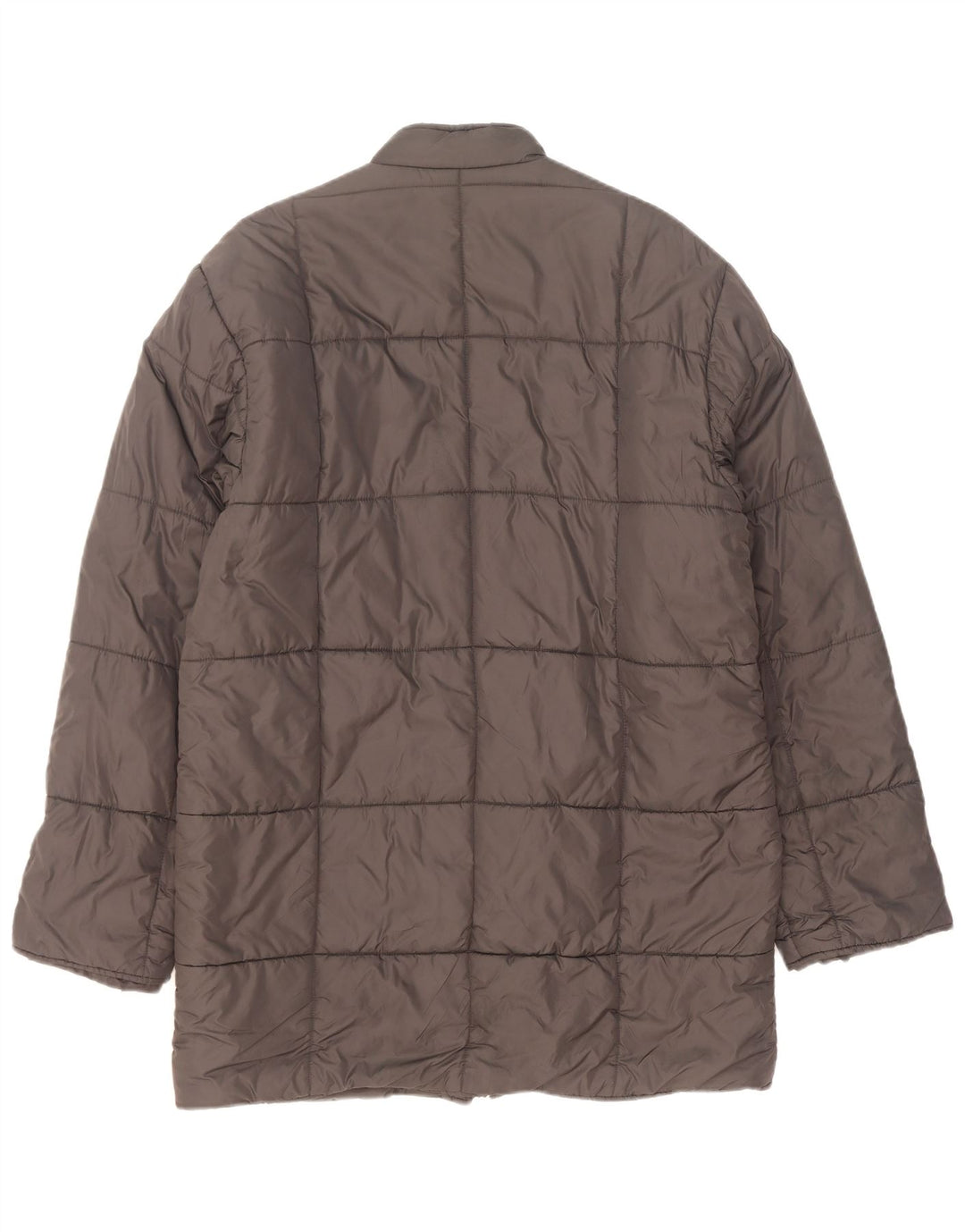 Alberto Aspesi Mens Padded Jacket UK 38 Medium Grey Nylon