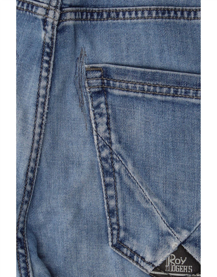 Roy Rogers Womens Slim Jeans W32 L27 Blue Cotton