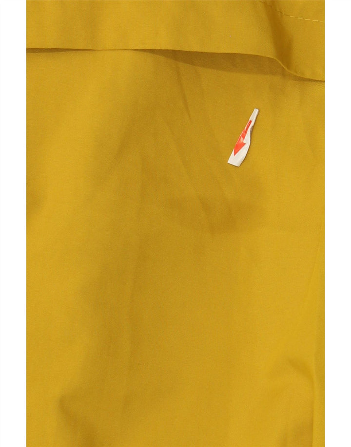Marks & Spencer Womens Trench Coat UK 14 Medium  Yellow Polyester