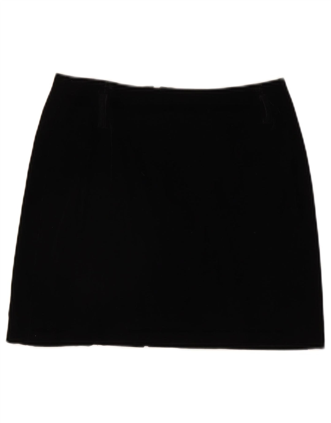 MAX & CO. Womens Corduroy Skirt UK 10 Small W27  Black Acrylic