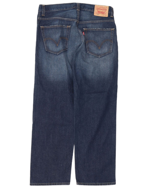Levi's Mens 559 Relaxed Fit Straight Jeans W34 L30 Navy Blue Cotton