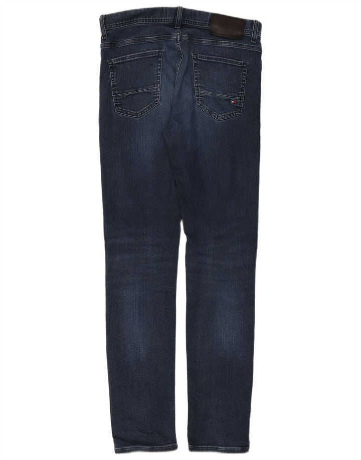 TOMMY HILFIGER Mens Bleecker Slim Jeans W30 L32 Blue Cotton