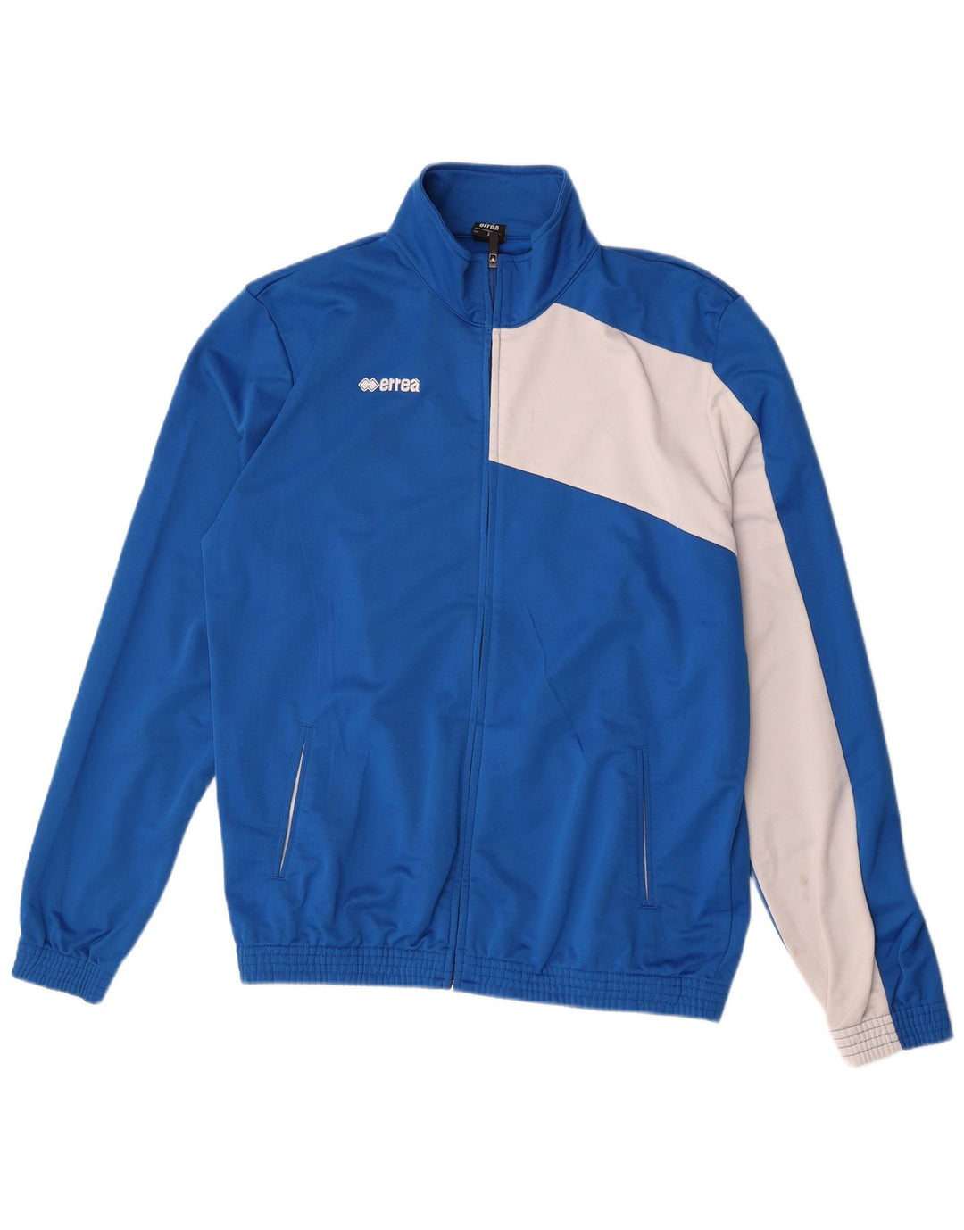 Errea Mens Tracksuit Top Jacket 3XL Blue Colourblock Polyester