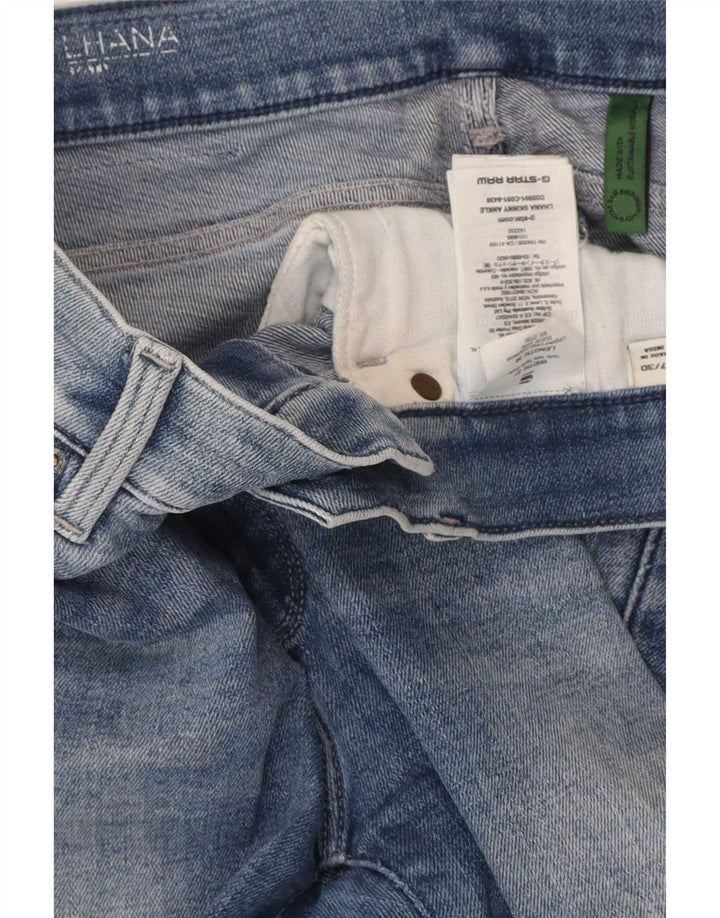 G-Star Womens Slim Jeans W27 L26 Blue Cotton