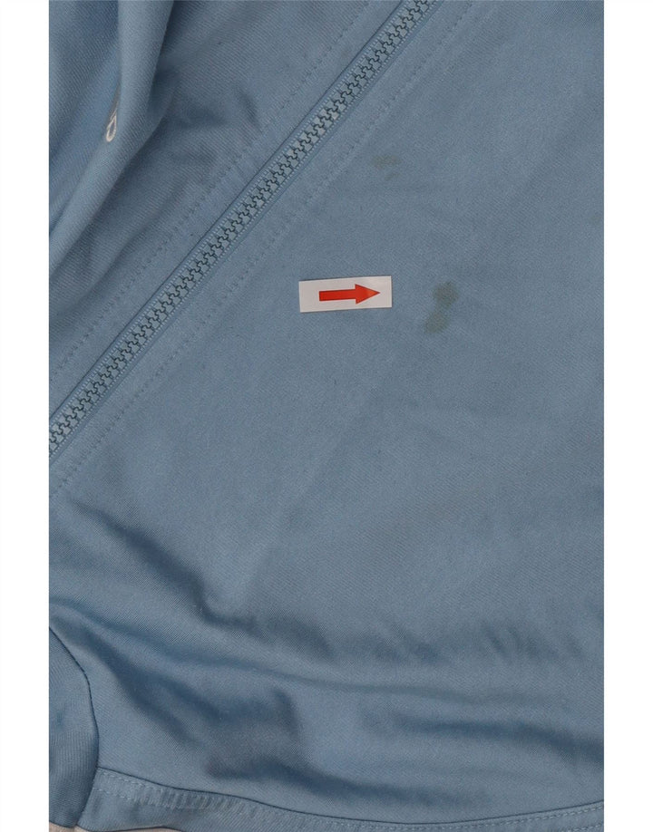 ADIDAS Mens Loose Fit Tracksuit Top Jacket UK 40/42 Medium Blue Polyester