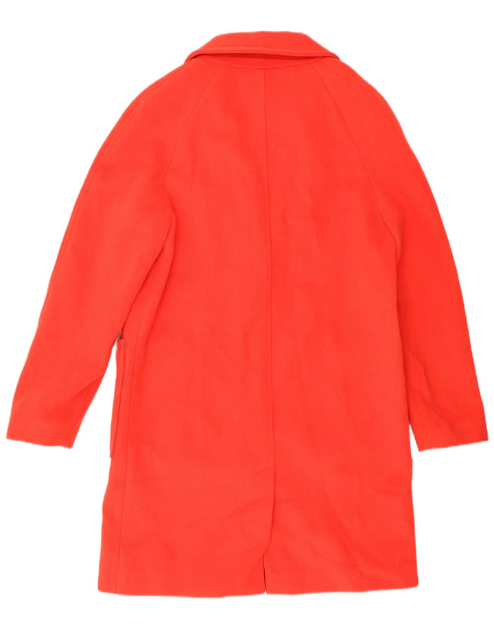 Marks & Spencer Womens Oversized Overcoat UK 10 Small Red Polyester