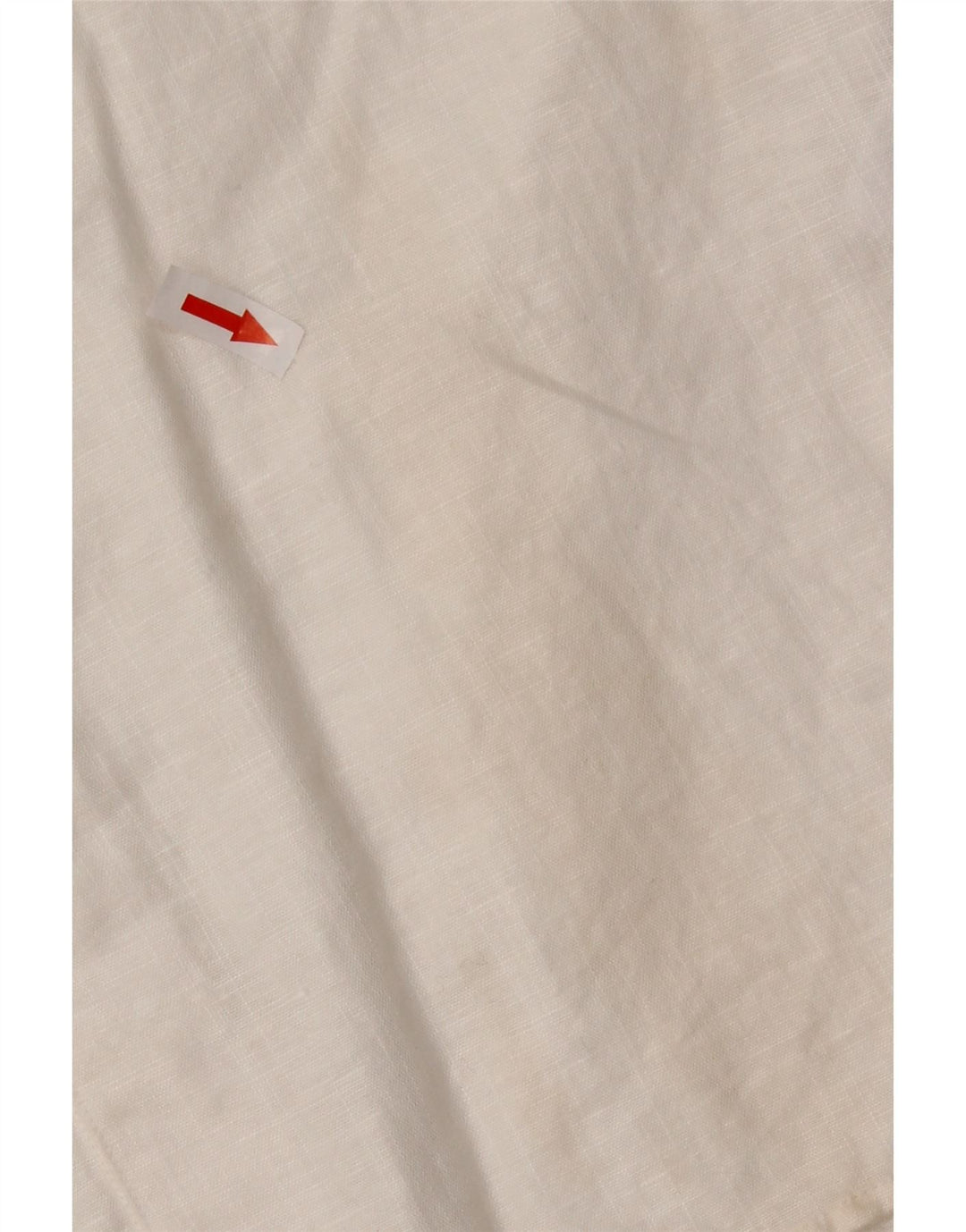 TED BAKER Mens Short Sleeve Shirt Size 5 XL White Linen