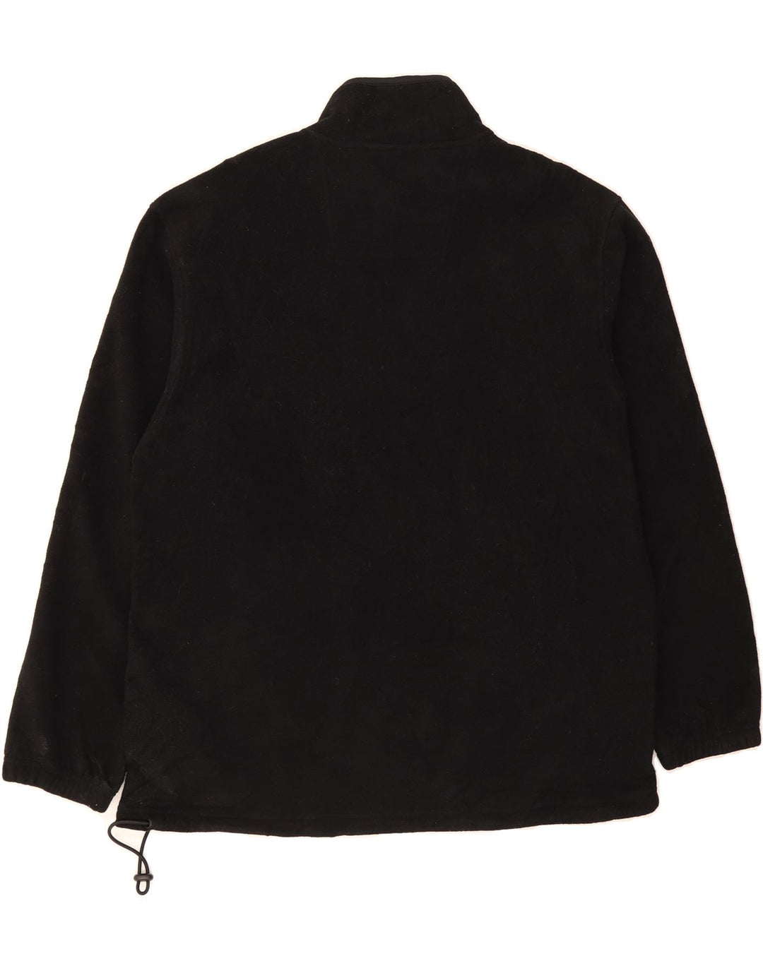 IZOD Mens Zip Neck Fleece Jumper XL Black Polyester Vintage Izod and Second-Hand Izod from Messina Hembry 