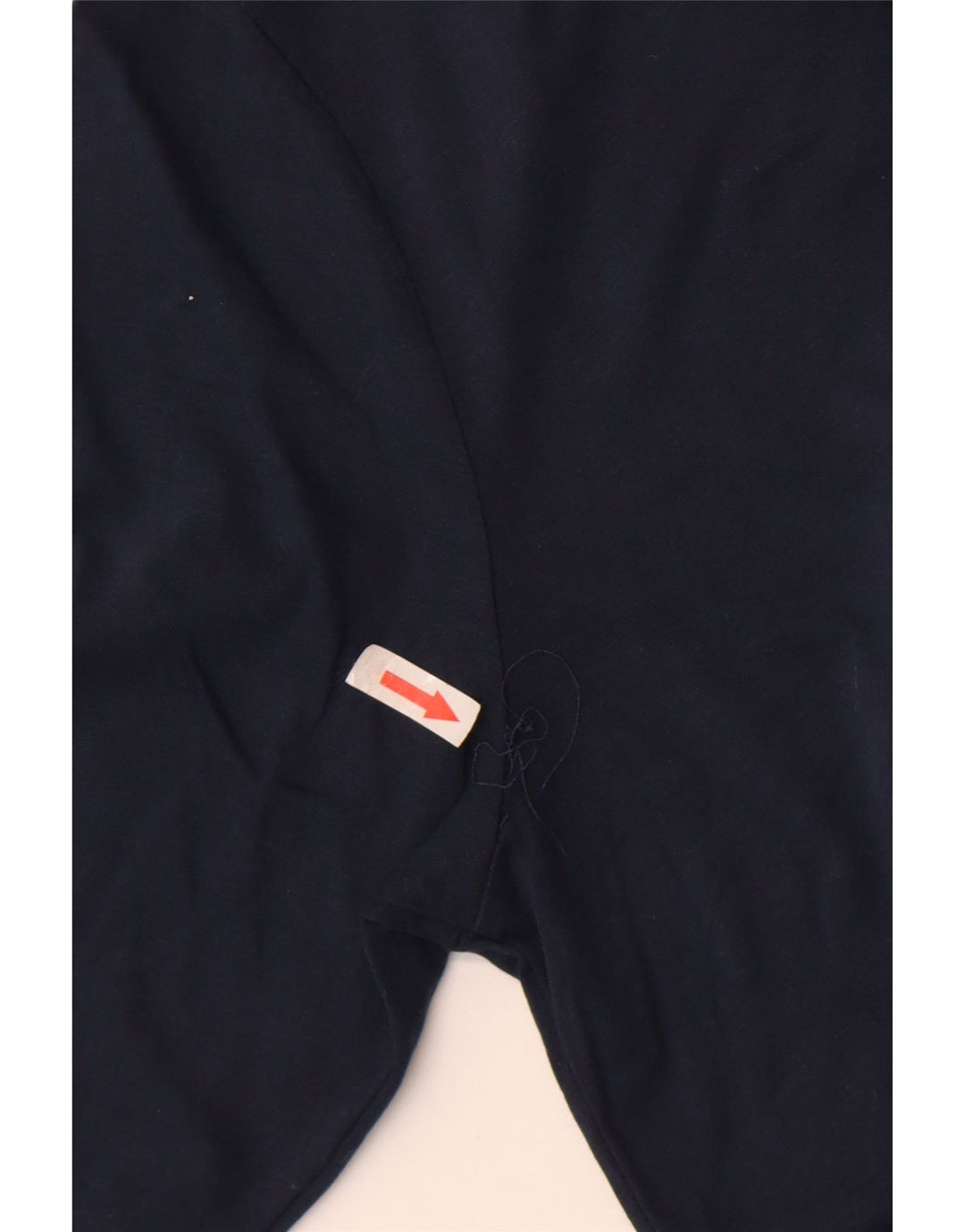 All Saints Mens Top Long Sleeve Small Navy Blue Cotton