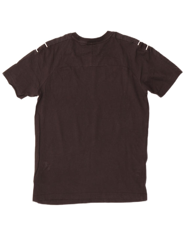 Puma Mens T-Shirt Top Small Black Cotton