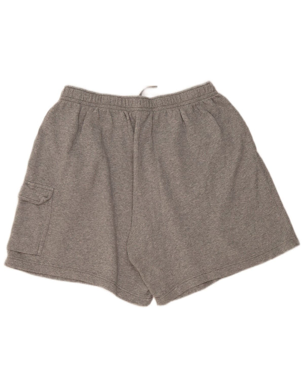 NIKE Mens Sport Shorts 2XL  Grey Cotton